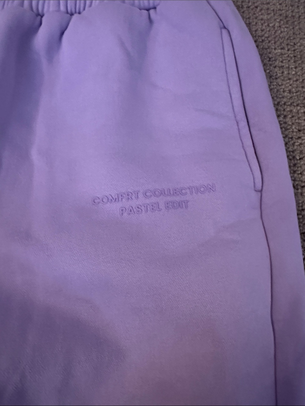 Lilac Women's Fleece Jogger Pants - Picture 2 of 3